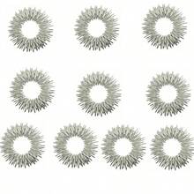 5/10/30PCS Spiky Sensory Rings, 10 Pack, Colorful Stress Relief Fidget Sensory Toys, Fidget Rings, Fidget Ring For Anxiety, Stress Relief Rings, Massager For Fidget ADHD Autism, Sensory Ring