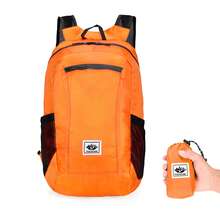 20L Foldable Backpack, Hiking Backpack, Outdoor Sports Bag, Lightweight Waterproof Backpack, Waterproof And Comfortable Foldable Backpack, Ultralight Portable Storage Bag, Perfect For Camping Essentials, Camping Gear, Hiking, Travel Accessories, Waterproof And Durable, Great For Christmas, Halloween, Thanksgiving, And Back-To-School Gifts. Available In Orange, Black, Lake Blue, And Gray. - 彩色 - 查看 12