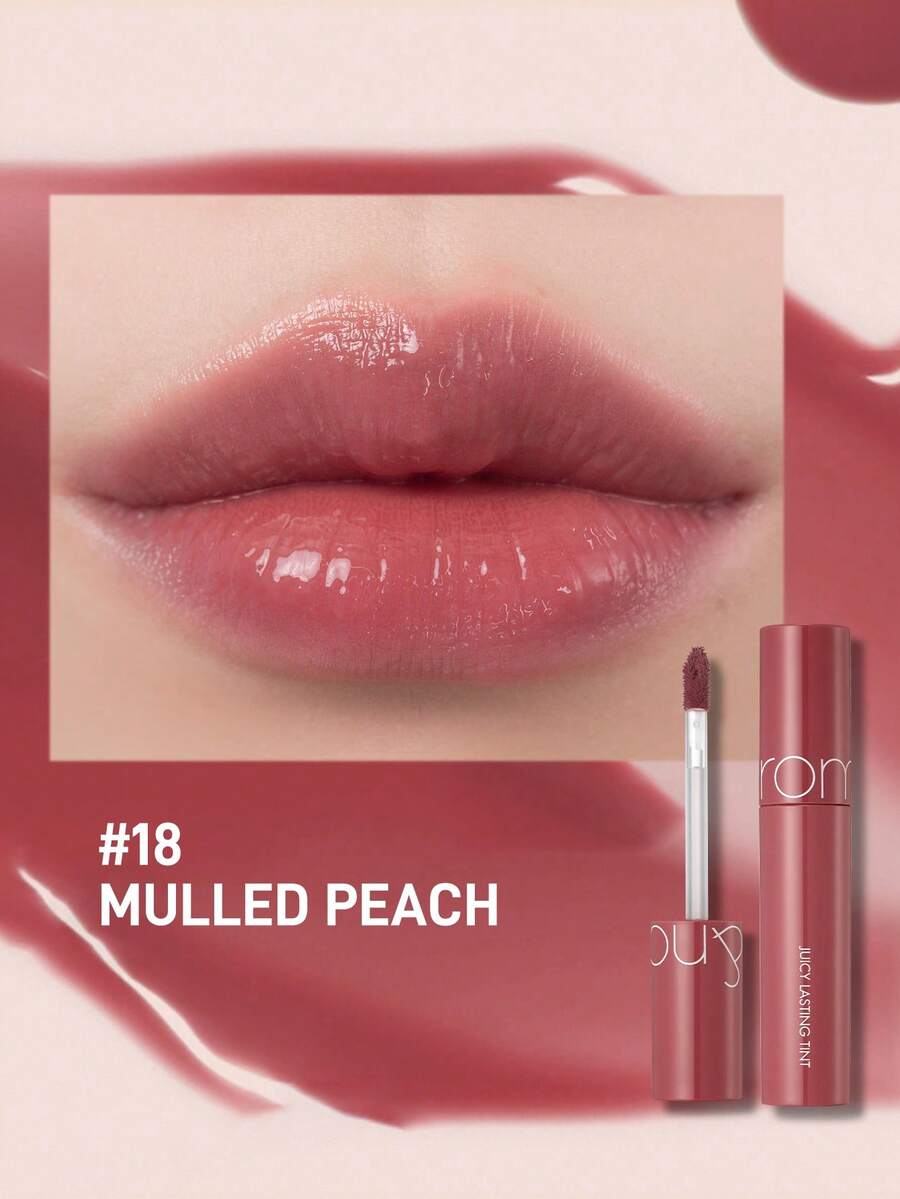 Rom&nd Romand JUICY LASTING TINT 保湿、不油腻、超亮唇彩,纯色,5.5g/0.19oz - 18 #MULLED PEACH - 查看 1