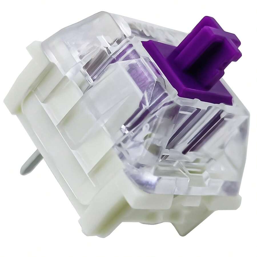 Pro Purple Switches For Mechanical Keyboard,3-Pin/Light Tactile/Pre Lubed/RGB/LED Switches(Pro Purple,36Pcs) - Màu tím - Xem 1