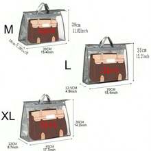 1pc Clear Handbag Storage Organizer Dust Cover Bags, 5 Sizes Transparent Purse Protector Storage Bag With Zipper And Handle For Closet Shelf - Dustproof & Moistureproof, Gender Reveal Party, Perfect For Birthdays, Weddings, Parties, The Perfect Gift For Colleagues, Friends, And Family, Back To School - Transparent - View 21