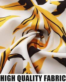 Hawaiian Shirt For Men Short Sleeve Floral Printed Casual Button Down Summer Beach Dress Shirts-20256688 - 黃色03 - 查看 3