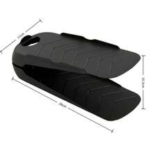 ZYLX SHOPPING – Pack 2 Organizadores de Zapatos 28 cm Negro o Beige Ahorra Espacio - Negro - Ver 5