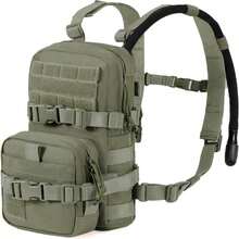 CLTAC Tactical Small MOLLE Hydration Pack Outdoor Water Bladder Carrier Pack For Vest Backpack