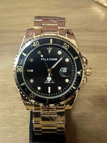 Original Waterproof Men's And Women's Watch, Gold Stainless Steel Watch - 金色 - 查看 7