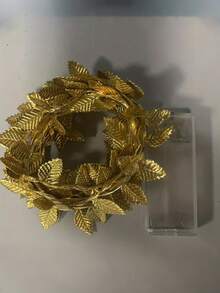 金色叶子串灯，100厘米/10颗LED灯。适用于室内装饰和节日装饰。电池供电，一套浪漫的金色叶子仙子，宛如金色箔纸装饰灯串，适合室内使用，包括餐厅、卧室和客厅。是婚礼、派对、生日和周年纪念日的完美之选。是所有季节的最佳礼物（不含电池）。 - 金色 - 查看 11