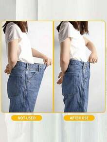 1 Pc Women's Metallic Fashion Buckle With Adjustable Size, Suitable For Pants/Skirts, Prevent Wardrobe Malfunction,Ideal For Four - Season Casual Wear, Great Gift Floral