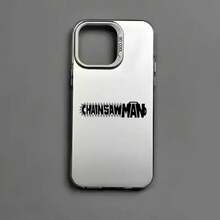 Custodia per iPhone, Custodia per telefono C-Chainsaw-ManS Denji MAKIMA per iPhone 16 15 14 13 12 11 Pro Max, colore opaco nero, multicolore, laser, metallica, aurora