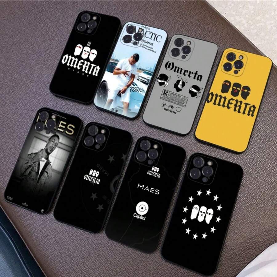Funda de silicona suave Omerta Maes para 16 15 14 13 12 11 Pro Mini XS MAX Plus X, compatible con funda de 17, funda de 17 Pro, funda de 17 Pro Max - z5 - Ver 1