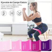 Jasonwell Bandas de Resistencia Bandas Elasticas para Ejercicio Set de Resistencia Multifuncionales para Rehabilitacion Terapeuticas Entrenamiento de Fuerza Yoga Fisioterapia - Multicolor - Ver 8