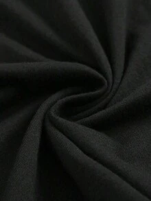 Retro Face Skull Print, Men's-Shirt, SUBLIM Band Style Theme Loose Short Sleeved Shirt - 黑色 - 查看 7