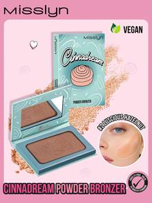 MISSLYN-Cinnadream Powder Bronzer, Smooth Texture, Nourishing Ingredients, Murumuru Butter, All-Day Radiant Skin, Dermatologically Tested, Low Allergenicity, Vegan & Cruelty-Free. Rich Bronzer Pigmentation. - #2 Luscious Hazelnut - 查看 1