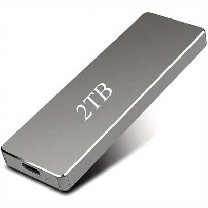 2TB USB Ultra Slim Portable External Hard Drive USB 3.1 HDD Storage For PC, Desktop, Laptop,Memory Sticks & Game