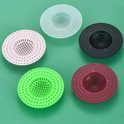 1/5 cái Bộ lọc cống bồn rửa, Bồn rửa nhà bếp, Bộ lọc cống phòng tắm, Bộ lọc cống sàn, Bộ lọc chống tắc nghẽn, Nắp ngăn ngừa tắc nghẽn bồn cầu và côn trùng, Bộ lọc bồn rửa nhà bếp, Nắp chống côn trùng, Bộ thu gom thức ăn, Bộ lọc tóc, Bộ lọc ngăn ngừa tắc nghẽn thức ăn và mảnh vụn có lưới, Thích hợp cho vòi hoa sen, phòng tắm, phòng giặt ủi