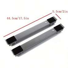2pcs Heavy Duty 24-Wheel Adjustable Length Mobile Stand, Suitable For Household Appliances Like Refrigerator, Washing Machine, Dryer, Furniture, Convenient Mobility Base, No Battery Required!