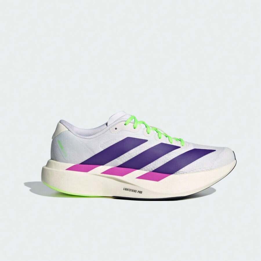 Adidas 女款 Adizero Evo SL W 低帮跑鞋 JS4456 - 白色 - 查看 1