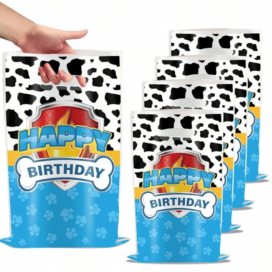Paw Patrol Paw Patrol 20pcs Paw Patrol Party Gift Bags Dogs Skye Theme Plastic Candy Loot Bag For Birthday Party Favors Supplies Decor