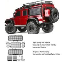 5 piezas Red de protección de la carrocería TRX4 con protectores de rejilla para luces delanteras y traseras