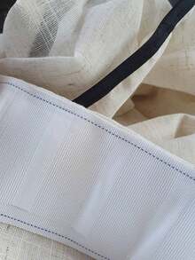 1 件法式复古薄纱窗帘，全新日式亚麻轻质奢华窗帘，适用于客厅、卧室、家居装饰，适合所有季节 - 彩色 - 查看 8