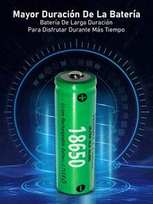 Batería Recargable Li-Ion 18650 1200 mAh 3.7V - 6 baterías - Ver 5