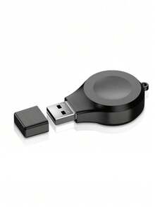 شاحن لاسلكي USB متوافق مع ، متوافق مع جميع السلاسل مناسب للمكتب والسكن الجامعي والمنزل نان - الأسود - مشاهدة 2
