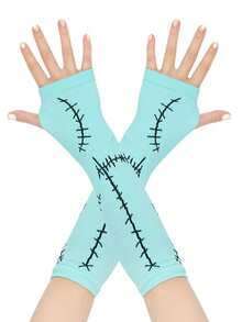 Mangas y calcetines largos cosidos para disfraz de Halloween para juegos de fantasía, estilo A - Multicolor - Ver 5