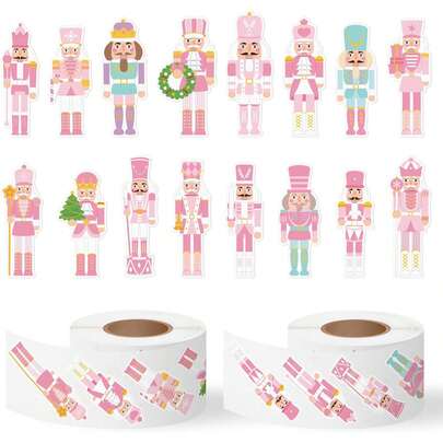 500 Christmas Figurine Stickers, Gift Wrap Stickers. Label Stickers. Christmas Gift Stickers. Christmas Gifts.