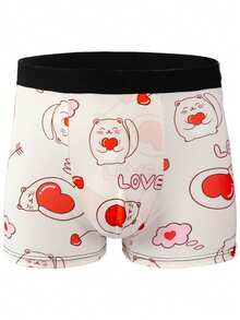 10pcs Men's Fashion Printed Briefs, Graffiti Design Comfortable Stretchy Boxer Briefs, Sports Shorts, Novelty Men's Underwear, Cycling Shorts - Multicolor - View 8