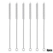 Lot de 6/10 brosses de nettoyage réutilisables pour pailles, en acier inoxydable de 10 mm de diamètre, compatibles avec les gobelets Stanley de 59, 89 et 113 cl, adaptées aux bouteilles d'eau et aux pailles.