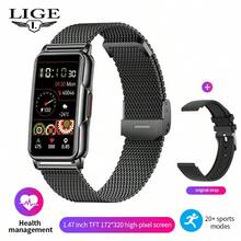 LIGE Smart Talk Watch/With Heart Rate/Blood Oxygen/Blood Pressure/Sleep Monitor/Fitness Tracker/Sports Mode/Steps/Calories/Counter Activity/Health Tracker IP67 Waterproof/Call And Message Notification/Multiple Sports Modes For Men Miss - 1 Set - View 15