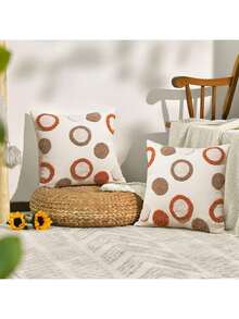 Luxury And Super Soft Flower Design Cushion Cover Home Bedding N1005-1024 - N1023 - 查看 5