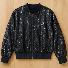 Young Girls Coats - 黑色 - 查看 5