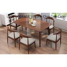 8/16/32pcs Silicone Furniture Leg Pads, Chair Leg Protectors, Anti-Slip Chair Leg Cushion Covers