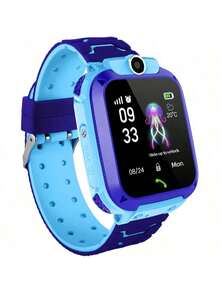 Mejor regalo 2025, Reloj inteligente para niños con función de posicionamiento y seguimiento, llamada, cámara frontal, grabación de álbumes, notificación de tono de llamada, buscador de dispositivos, correa cómoda, múltiples opciones de color, buscador de teléfono - Multicolor - Ver 12