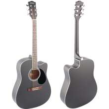 YMMuzik Guitarra clásica de madera de tilo de 41 pulgadas, guitarra acústica para principiantes