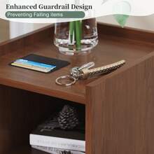 JOEMEY Shoe Organizer Cabinet With Lift Top Storage For Entryway, Hallway, Living Room(Brown) - Brown - View 5