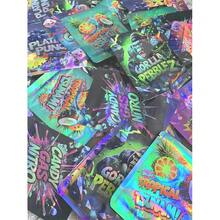 100 Pieces Mylar Bags, 3.5g Mylar Bags, Plastic Bags, Reusable Zipper Bags, Candy Bags, Gummy Bags, Casual Bags, Storage Bags For Event Parties, Great For Packaging Fun Props - 10 Random Styles Assorted Pack