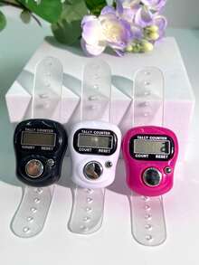 1 pièce Compteur électronique pratique, pression manuelle avec dispositif de comptage électronique de trous, dispositif de comptage intelligent pour entrepôt, comptage d'anneaux, compteur de mode, cadeau de Noël, d'Halloween, d'Action de grâce, cadeau de jeu