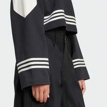 Adidas Originals Women's Crew Sweatshirt, Knitted Hooded Sweatshirt JW7273 - Black - View 3