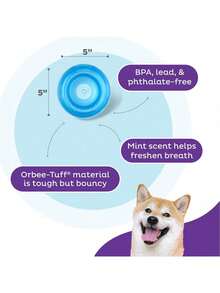 Outward Hound By Planet Dog Lover And Dog Mom Love Snoop Interactive Treat Dispensing Dog Lover And Dog Mom Love Toy, Large, Blue - 紅色 - 查看 11