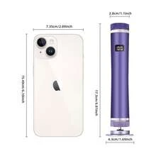 2000mAh Electric Foot Callus Remover, 12-Level Adjustable Pedicure Tool With LED Display, 2-In-1 Cordless Foot File And Nail Grinder With 60 Sandpaper Pieces