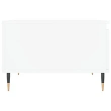 Coffee Table White 55x55x36.5 Cm Engineered Wood - White - View 8