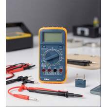 Multímetro digital de alta precisión medición multifunción  y eficiente reparación doméstica/industrial ideal para técnicos/electricistas - Multicolor - Ver 3