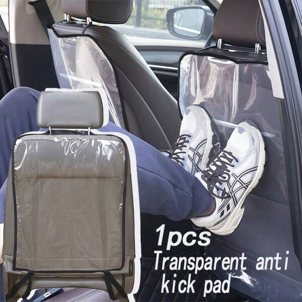 1/2 piezas Protector transparente anti-suciedad para respaldo de asiento de coche, hecho de material transparente. Este diseño transparente es muy ingenioso, no afectará la belleza original del asiento del coche, pero puede brindar una protección eficaz. Simplemente limpie para mantenerlo limpio y ordenado.