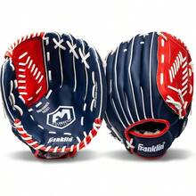 Guante de Béisbol Específico para Diestros: Modelo Franklin Sports Field Master USA - 13" - Rojo trapezoidal modificado - Ver 2