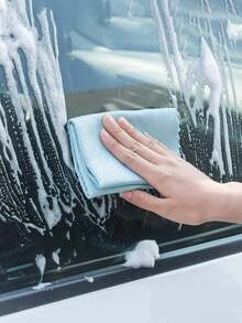 2/5/10 قطعة قماش تنظيف الزجاج من الألياف الدقيقة، قماش خالي من الوبر للنوافذ والسيارات والمطبخ والمرايا بدون ترك آثار، قابل لإعادة الاستخدام بنمط قشر السمك