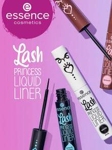 Essence LIQUID LINER Black Waterproof,Quick-Dry & Waterproof,Precision Brush Tip,Flexible & Controllable,Easy Line Drawing,Long-Lasting & Smudge-Proof,Highly Pigmented,3ml/0.1 Fl.Oz. - Black Waterproof - View 9