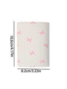 蝴蝶印花简约三折钱包，小众多功能零钱包，卡包 - 均碼 - 查看 3