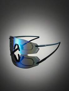 1 Pc Men's New Classic Style Glasses With Rimless Coated Lens Design Fashion Glasses Multi-Color Lenses Hollow Out Simple Style Decorative Glasses