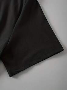 Oversized Women's Casual T-Shirt With Pisces Girl With Tattoos Pretty Eyes And Thick Thighs Print - Perfect For Daily Wear, Festivals, And Parties - Fast Arrival - màu đen - Xem 4